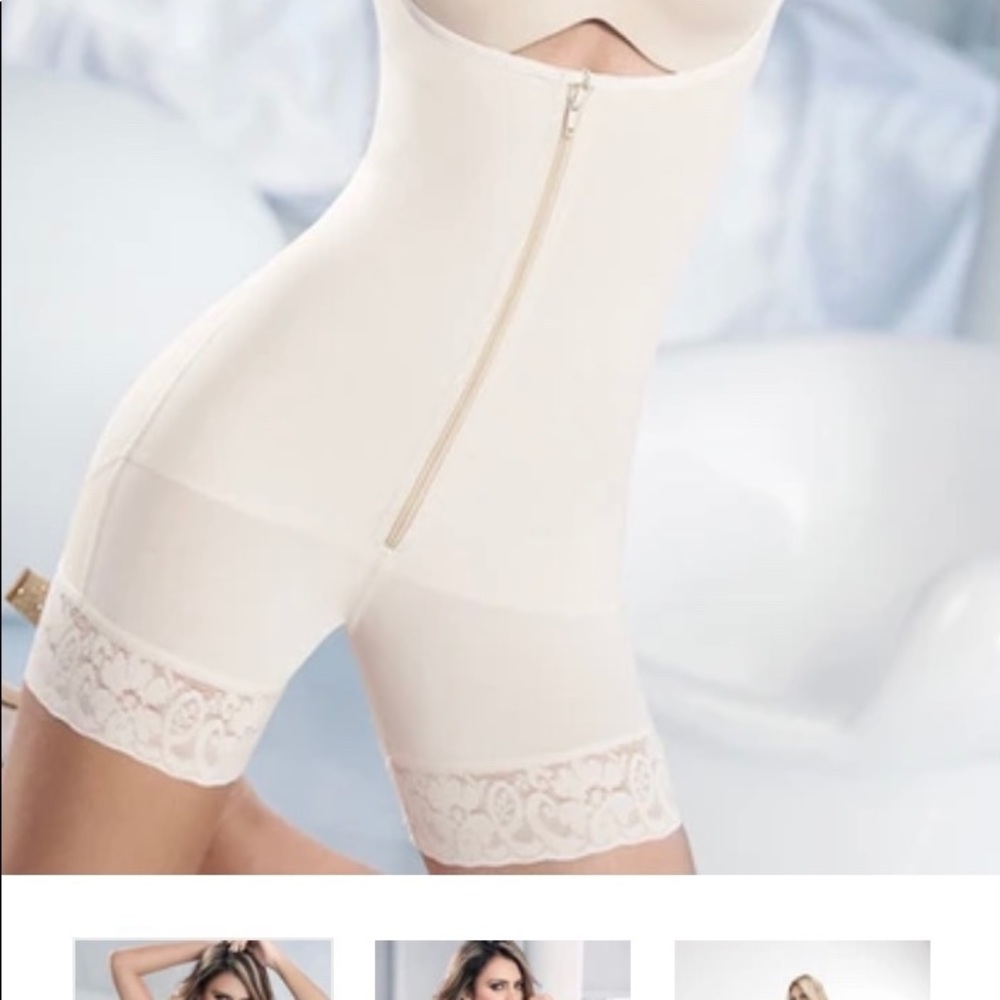 ATENAS ZIPPER BOOTY SHORTS BODY SHAPER